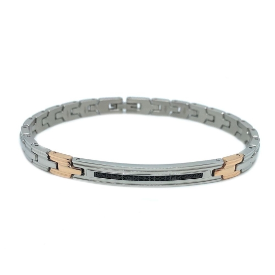 Zancan | Bracciale uomo Hiteck acciaio - EHB198