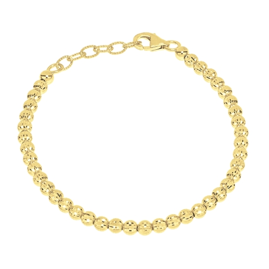 Desmos | Bracciale Crystal in argento 925 placcato oro