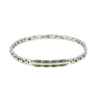 Zancan | Bracciale Hi teck con zirconi